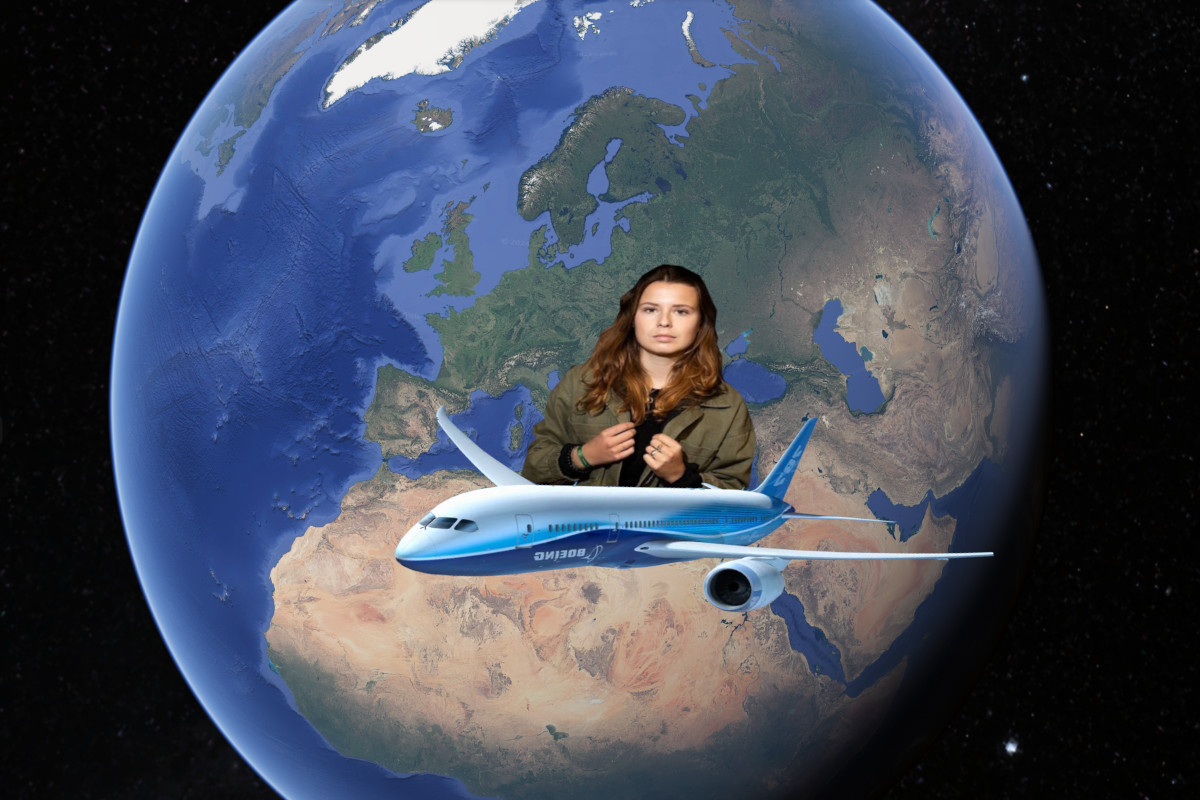 Luisa auf West-Langstreckenflug